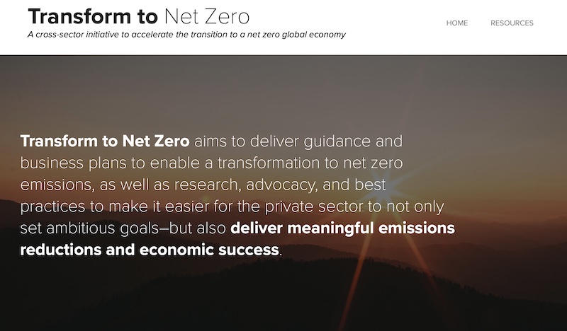 Transform to Net Zero