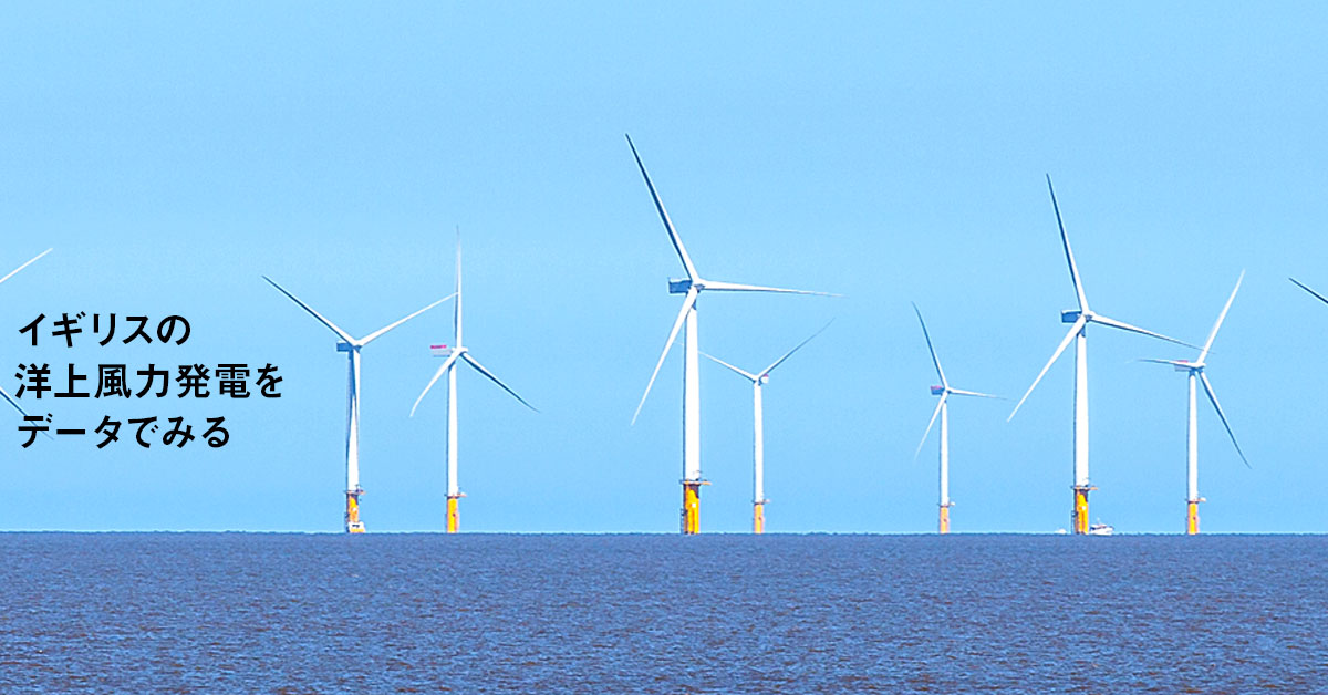 英国の洋上風力発電事情、データからみえるパワーバランス