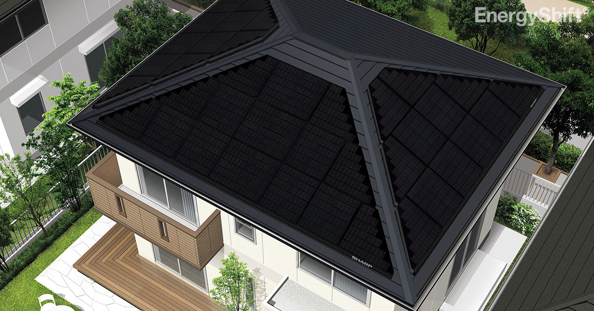 シャープ、性能およびデザイン性が向上した住宅用太陽電池モジュール４機種を発表